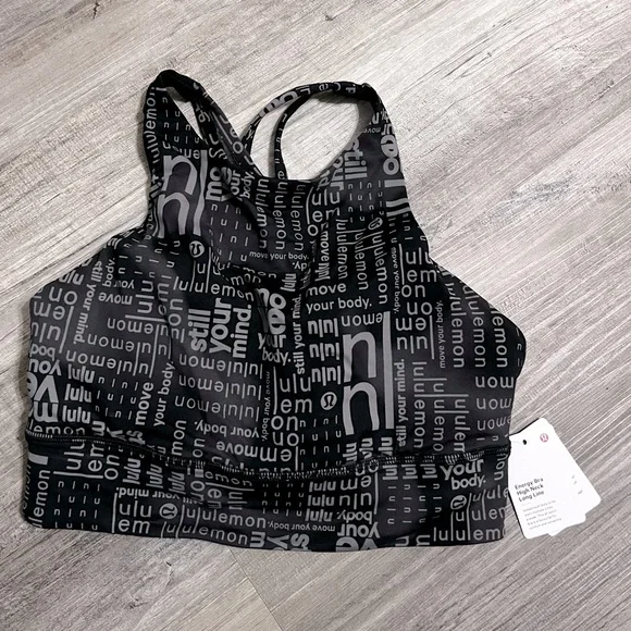 nwt lululemon energy bra high neck long line - Picture 5 of 8